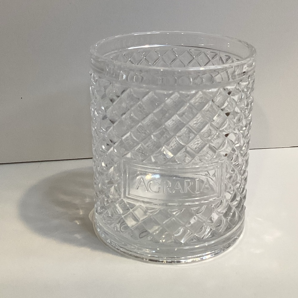 EMPTY Agraria Textured Glass Candle Holder
